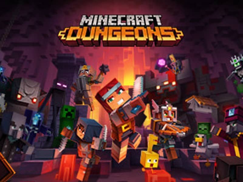 Minecraft game cover art