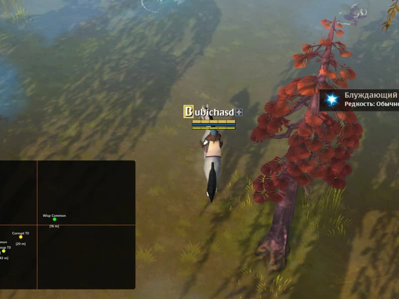 Albion Online cheat gameplay screenshot 1 — ESP overlay showing players and loot