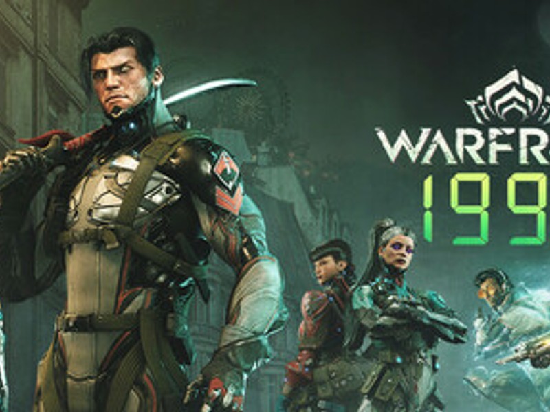 Warframe game cover art